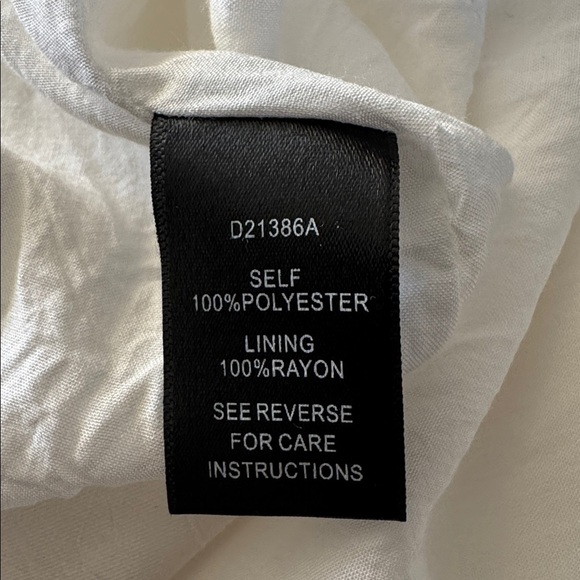 Aakaa White One-Shoulder Ruffle Blouse - Picture 5 of 5